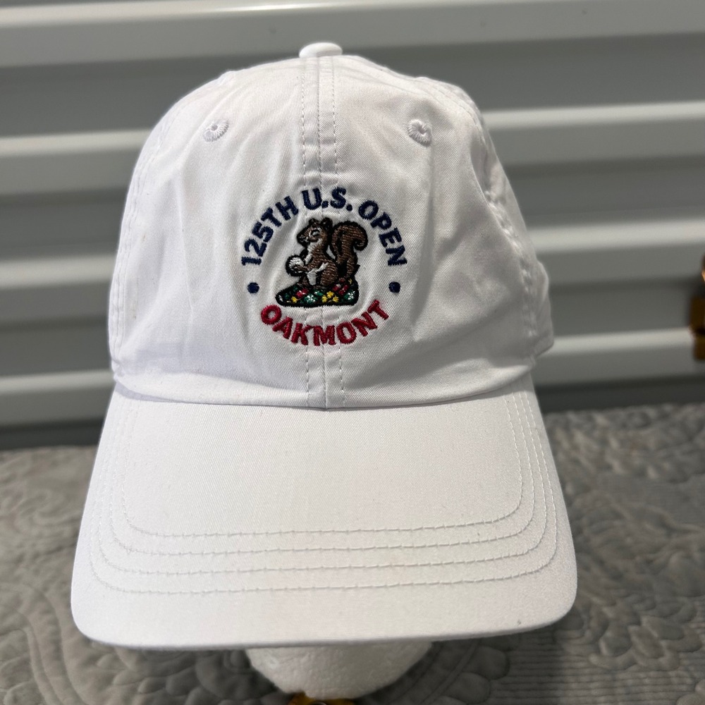 Ahead 125th US Open Oakmont USGA Member Golf Hat White Adjustable Classic Fit
